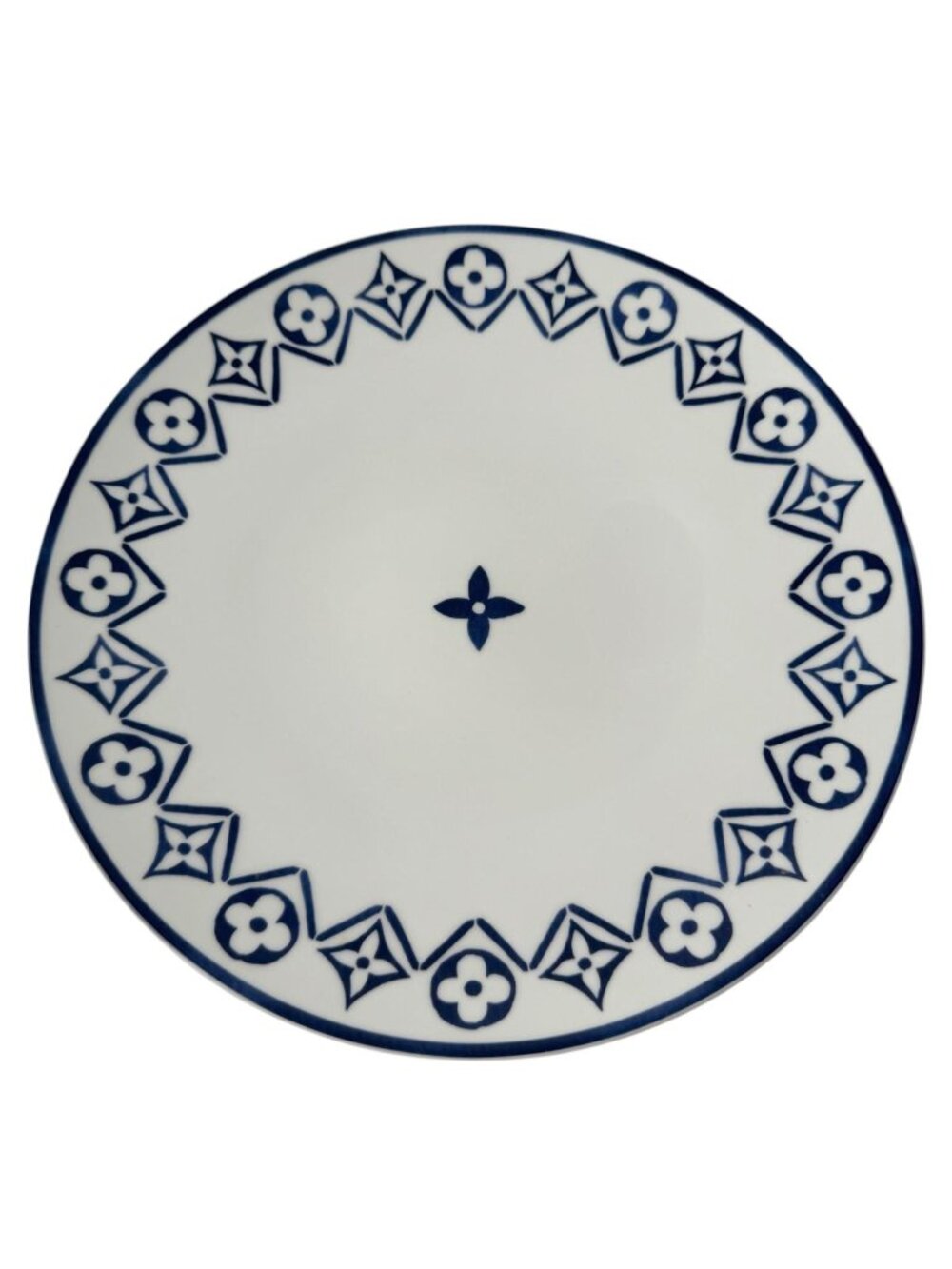 Louis Vuitton Monogram Flower Tile Dinner Plate